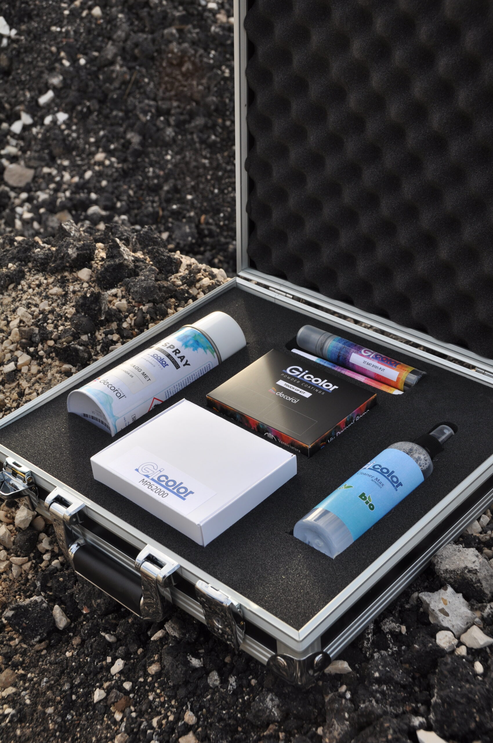 gicolor decoral touch up kit verniciatura alluminio